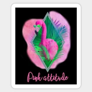 Pink Attitude Sticker